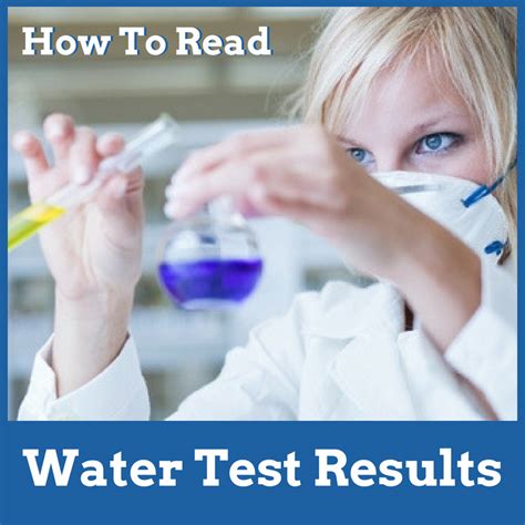 private well water testing results